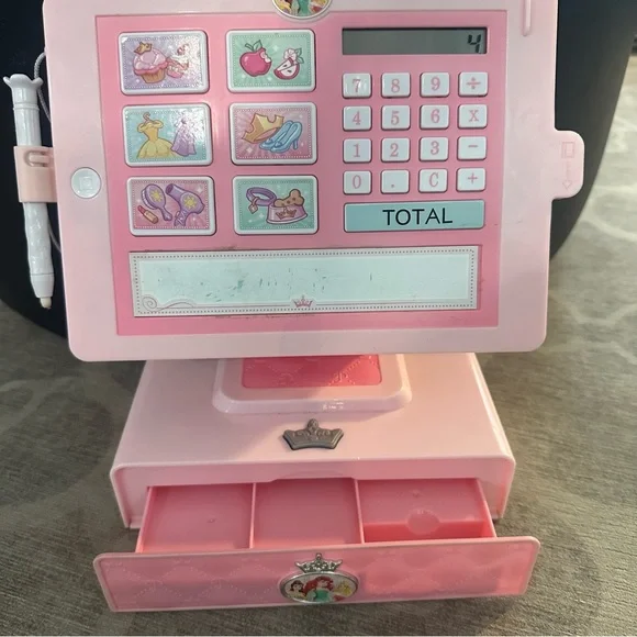 Disney Princess Style Collection Shop 'N Play Cash Register w Sounds & Phrases - Picture 8 of 8